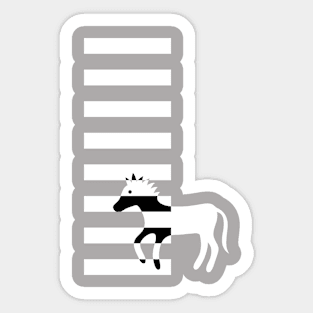 Zebra Sticker